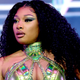 Megan Thee Stallion performs on the Coachella stage during the 2022 Coachella Valley Music And Arts Festival on April 23, 2022 in Indio, California. (Photo by Amy Sussman/Getty Images for Coachella)